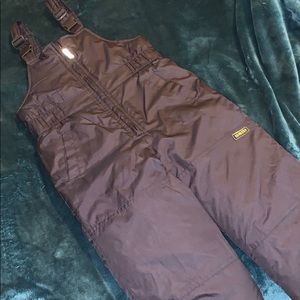 Oshkosh Unisex Solid Snowpants with Bib Navy Blue
